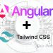 Logo de angular y tailwindcss